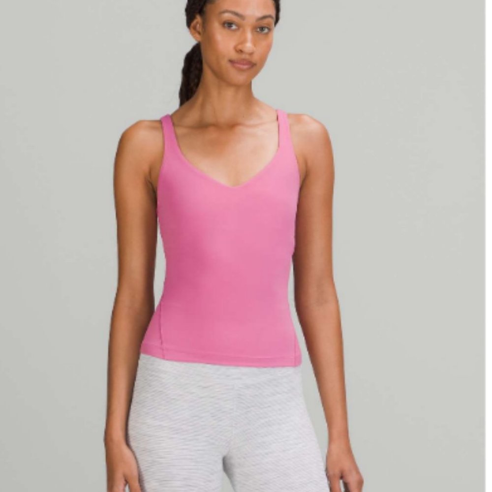 Lululemon Align Waist-Length Tank Top Pink Blossom